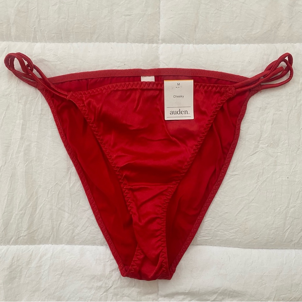 Auden Red Cheeky Panties